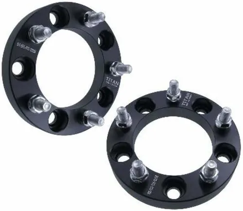Miniatura 5 de Espaciadores de rueda de 2 pulgadas, 5 x 5.5 pulgadas, se adapta a Dodge 1500 Ford se adapta a F-100 Bronco, compatible con Jeep CJ de 2 pulgadas, 5