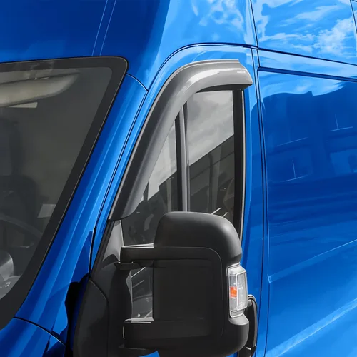 Miniatura 5 de Goodyear Deflectores de ventana inastillables para Ram ProMaster 2014-2026, protectores de lluvia con cinta, viseras de ventana, deflector