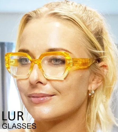 Miniatura 2 de LUR Gafas de lectura para mujer - 4 pares de lectores de moda para mujer +0.50
