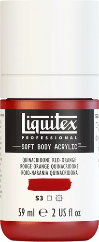 Miniatura 63 de Liquitex Professional Soft Body - Pintura acrílica, botella de 2 onzas (59 ml), blanco titanio Titanio Blanco