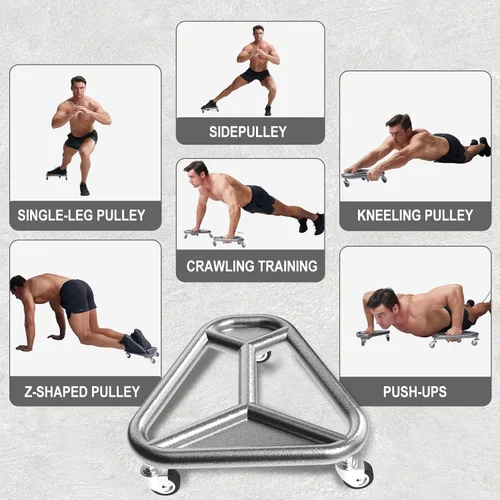 Miniatura 3 de HOTWAVE Rueda de rodillo de abdominales para entrenamiento de núcleo, equipo de ejercicio abdominal extra ancho para abdominales, brazos y espalda