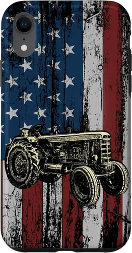 Miniatura 25 de Patriotic Tractor American Flag Tractor Farm Gift Farmer Case for iPhone 17