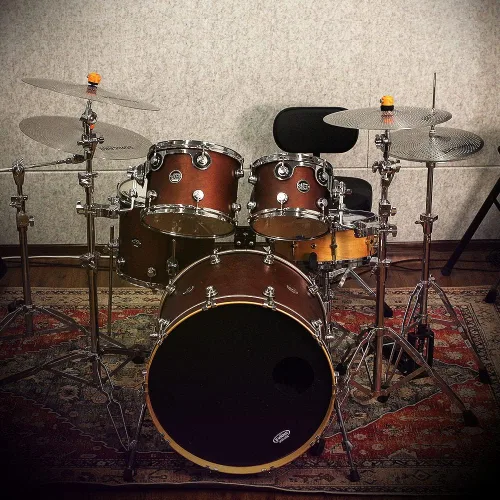 Miniatura 6 de SONICAKE Paquete de platillos de bajo volumen Juego de platillos silenciosos 14" Hi-Hat + 16" Crash + 18" Crash + 20" Ride Juego de práctica