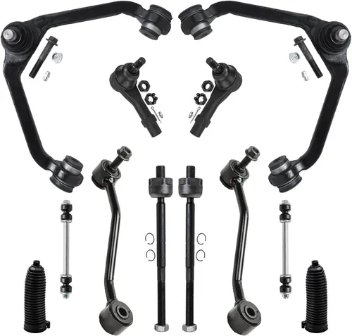 Detroit Axle - Kit de extremo delantero para Ford 1998-2001 Explorer Mercury Mountaineer, 4 barras estabilizadoras delanteras y traseras, 2 brazos