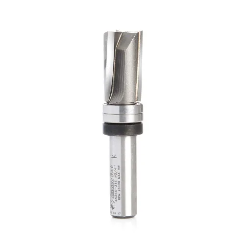 Miniatura 2 de Amana Tool 45366-3US - Broca de enrutador con punta de carburo, plantilla de inmersión para rebordeado a ras, 19 mm de diámetro x 1 cm CH x 1,27 cm