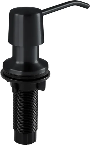 Miniatura 3 de Dispensador de jabón para fregadero de cocina, boquilla de 4 pulgadas y botella de capacidad de 16 onzas, dispensador de jabón negro para encimera