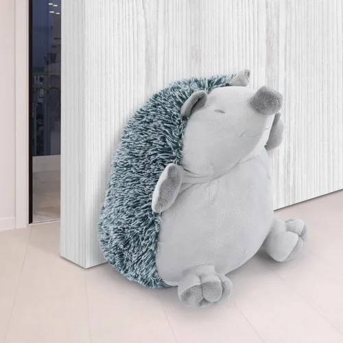 Miniatura 9 de SWISSELITE Bonito tope de puerta decorativo para el hogar y la oficina, diseño de animales compactos con tela suave Rosa alpaca
