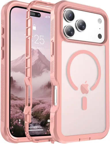 Miniatura 131 de jaroco - Funda magnética compatible con MagSafe para iPhone 11 de 6.1 pulgadas; protección de grado militar contra caídas, de doble capa