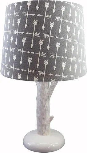 Miniatura 6 de Levtex Baby Malia - Lámpara de mesa y pantalla de búho nocturno - Floral - Accesorios para guardería - Medidas: 22 pulgadas de alto y 6 pulgadas