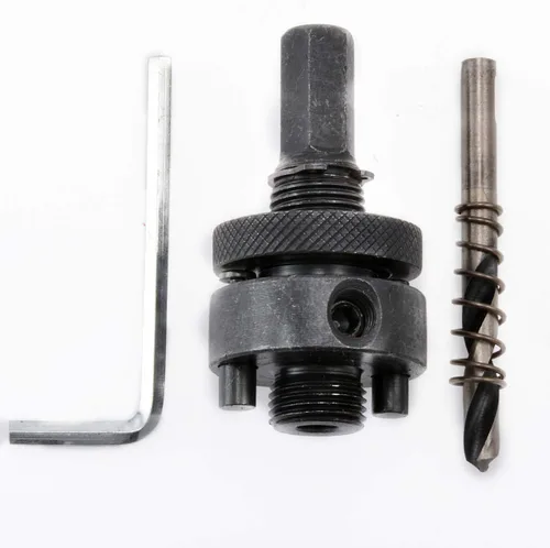 KATUR Eje de vástago hexagonal de 1/2 pulgada para brocas de sierra perforadora bimetálicas HSS en madera, plástico, paneles de yeso, metal fino