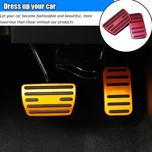 Miniatura 6 de Accesorios interiores personalizados para Honda 10th Civic 2016-2021 11th Civic 2022 2023, cubiertas de pedal de acelerador de gas de aleación
