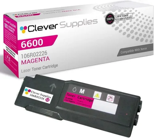 Miniatura 244 de CS compatible Xerox Phaser 6510/WorkCentre 6515 (106r03480) 2 cartuchos de tóner negro para Phaser 6510, WorkCentre 6515 2 negro