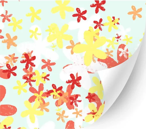 Miniatura 38 de HTV4U Vinilo de transferencia de calor con estampado floral (flor de acacia, 13.5 x 12 pulgadas), vinilo impreso para planchar, papel de prensa