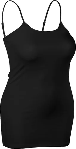Miniatura 37 de Emmalise Camisola larga casual básica para mujer, con tirantes ajustables, top en capas
