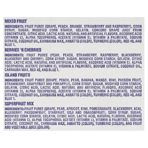 Miniatura 3 de Welch's Snacks de frutas, paquete variado a granel con frutas mixtas, mezcla de superfrutas, frutas de la isla, sin gluten, paquete a granel, 2.25