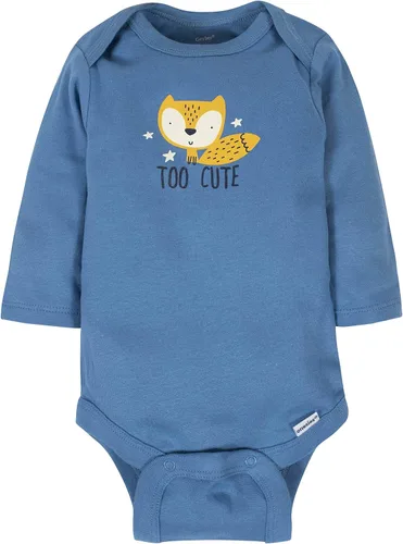 Miniatura 5 de Gerber Body de manga larga para bebés y niños, paquete de 6, Verde tigre