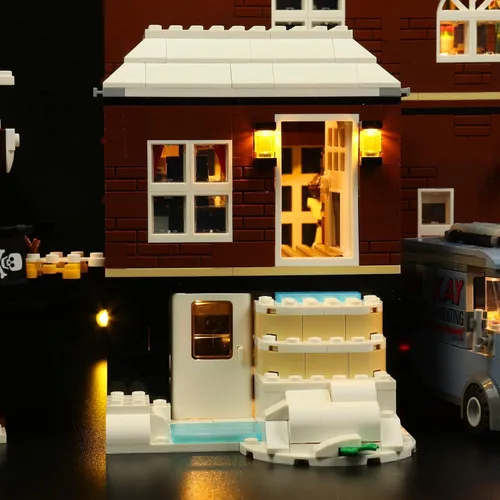 Miniatura 4 de VONADO Kit de luz LED compatible con el juego Lego Home Alone - Versión musical