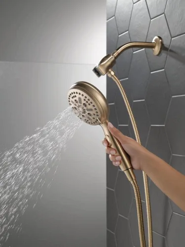 Miniatura 2 de Delta Faucet 54810-CZ-PK SureDock - Ducha magnética de mano, bronce champán, 7 ajustes de pulverización