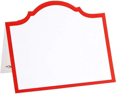 Miniatura 6 de Caspari Tarjetas de lugar troqueladas Arch en azul huevo de Robin - 24