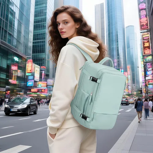 Miniatura 2 de Hanples - Mochila de viaje para mujeres y hombres, mochila grande de mano, artículo personal, mochila para laptop aprobada por TSA para vuelos