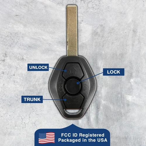 Miniatura 6 de KeylessOption Llavero de coche con control remoto sin llave para LX8 FZV