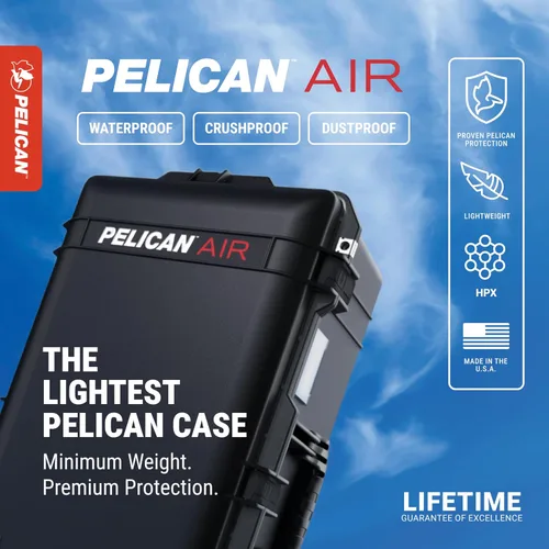 Miniatura 3 de Estuche Pelican Air 1535 sin Espuma - Negro
