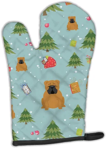 Miniatura 395 de Caroline's Treasures BB2732OVMT Dog House Collection Border Collie - Guante de horno grueso resistente al calor para sartenes calientes y horno