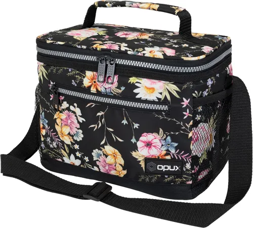 Miniatura 17 de OPUX - Fiambrera de alta calidad, aislada para hombres y mujeres adultas, resistente al almuerzo escolar para niños, niñas, niños Bolsa de Azul