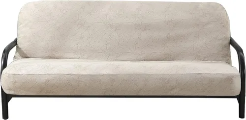 Miniatura 10 de OctoRose Funda para colchón de terciopelo de 3 plazas con cremallera lateral de alta calidad, color verde pavo real y óxido mixto para futón
