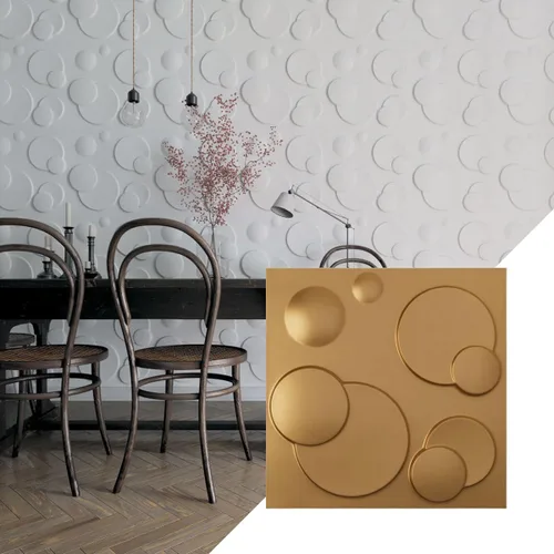 Miniatura 24 de Ekena Millwork 19 5/8 pulgadas de ancho x 19 5/8 pulgadas de alto, Finley EnduraWall decorativo 3D, Satin Hunt Club verde