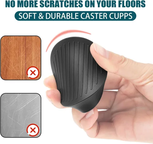 Miniatura 5 de 2 x 2 tazas de goma para muebles, almohadillas redondas antideslizantes para muebles, tazas antideslizantes para muebles, agarre antideslizante