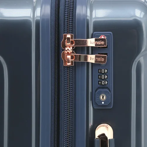 Miniatura 4 de Kensie Alma - Equipaje rígido con ruedas giratorias para mujer, Azul Midnight), KN-67903-410