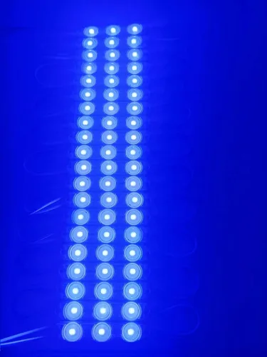 Miniatura 2 de Q QINGCHEN Módulo LED azul DC12V 1.2W para letreros publicitarios de caja de luz con cinta adhesiva en la parte trasera (paquete de 200 unidades)
