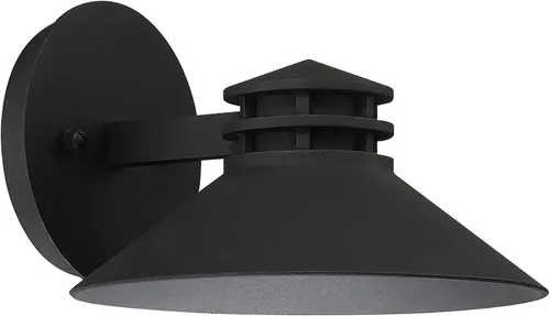 WAC Lighting dweLED, Sodor - Lámpara de pared LED de 8 pulgadas para interiores y exteriores, 3000 K, color negro