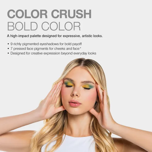 Miniatura 5 de Palladio Ultimate Pro Paleta de maquillaje de sombra de ojos, 16 colores de polvo de alta pigmentación, mate, brillo, acabados satinados