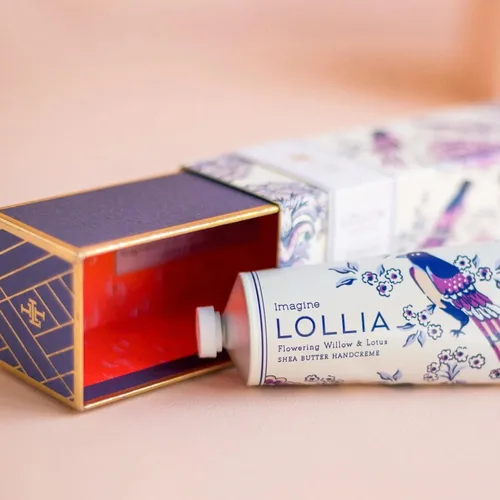 Miniatura 3 de LOLLIA Imagine Handcreme, 4 oz. - Sauce floreciente y loto - Crema de manos perfumada para mujeres, loción hidratante de manos para manos secas