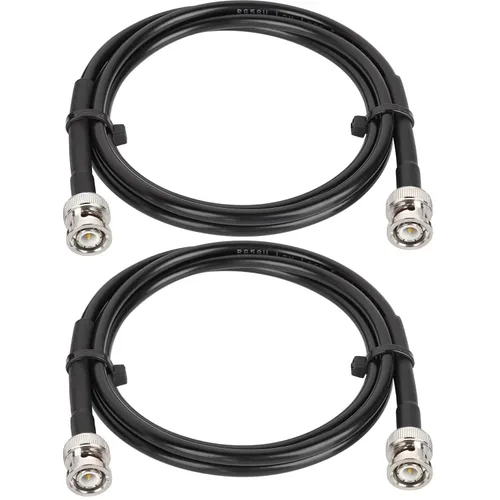 Miniatura 9 de MOOKEERF Cable BNC - 1 pie 2 piezas RG58 50 ohm macho a macho cables coaxiales de extensión BNC de baja pérdida para antenas, radios RF, módems