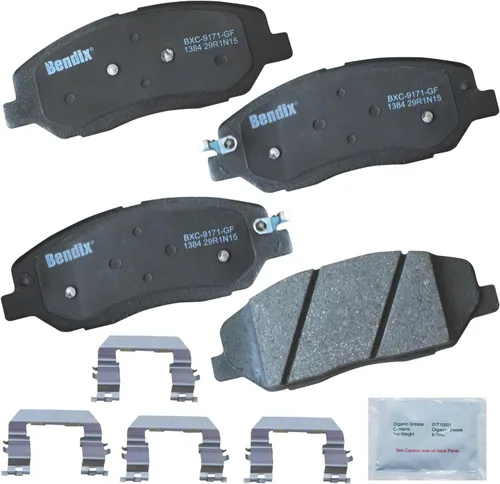 Miniatura 420 de Pastillas de freno delanteras cerámicas Bendix Priority1 CFC2302 para Hyundai Elantra 2021, Sonata 2022-2020, Kia K5 2023-2021