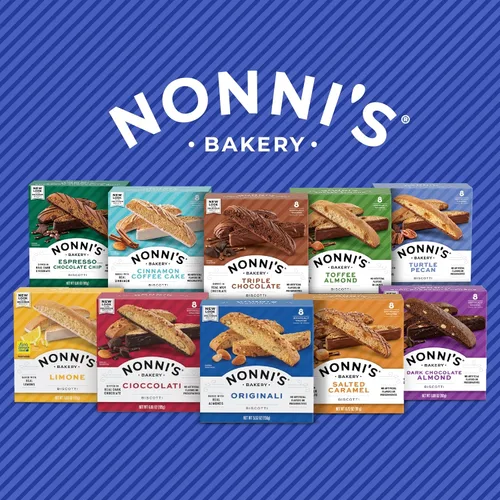 Miniatura 8 de Nonni's, Biscotti de almendra y toffee, 6.88 onzas