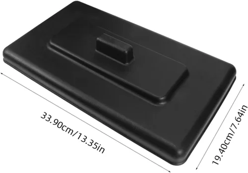 Miniatura 2 de BESTonZON Cubierta para máquina de helados 13.34 x 7.63 x 1.96 pulgadas, tapa protectora portátil para máquina de servir suave, piezas