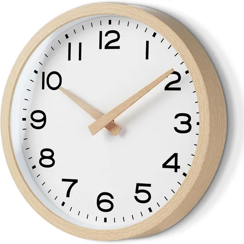 AKCISOT Reloj de Pared de 14 Pulgadas, Relojes de Pared Grandes Bohemios a Batería Sin Tic Tac, Reloj Grande Silencioso Moderno Decorativo para Sala