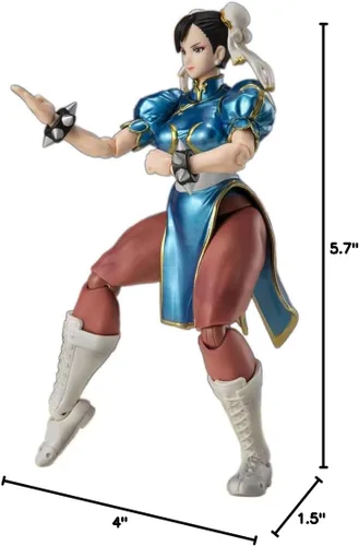 Miniatura 10 de TAMASHII NATIONS - Street Fighter - Chun-Li - Outfit 2 (Classic Outfit), Figura de acción de Bandai Spirits S.H.Figuarts