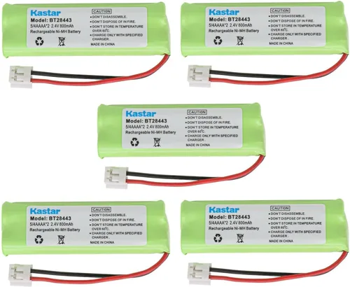 Miniatura 4 de Kastar Batería inalámbrica (paquete de 1), Ni-MH 2.4V 800mAh, repuesto para BT-18443 BT-28443 89-1337-00-00 VTech LS-6115 LS-6117 LS-6125 LS6126