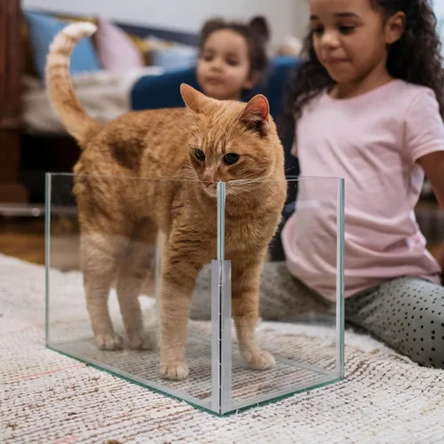 Miniatura 5 de Juego de 2 bisagras acrílicas de 11.811 in, bisagra de piano continua de 12 pulgadas, bisagra acrílica de 12 pulgadas para plexiglás acuario, tapa