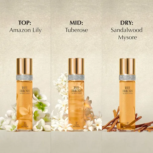 Miniatura 4 de Elizabeth Taylor White Diamonds - Set de regalo para damas con spray, loción corporal, gel de ducha y perfume