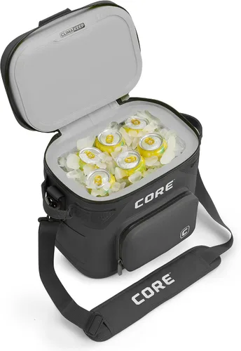 CORE - Bolsa de enfriador suave a prueba de fugas magnética con cremallera impermeable | Bolsa aislada enfriador portátil | Mejor enfriador suave