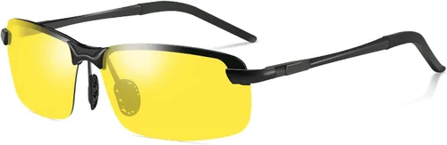 Miniatura 13 de Gafas de sol polarizadas fotocrómicas para hombre Al-Mg marco de metal gafas de conducción deportivas protección UV400 gafas antirreflejos