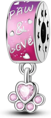 Miniatura 122 de Pandach Dijes colgantes de plata de ley 925 para pulseras y collares, dijes colgantes de Madonna con cuentas de girasol, joyería para mujer