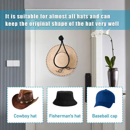 Miniatura 5 de Ziciner - Monturas para sombrero de vaquero para su vehículo, con ventosa, soporte para sombrero para mantener su sombrero firmemente