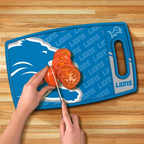 Miniatura 4 de YouTheFan NFL Detroit Lions Logo Series Tabla de cortar